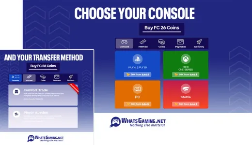 choose your console and transfer method